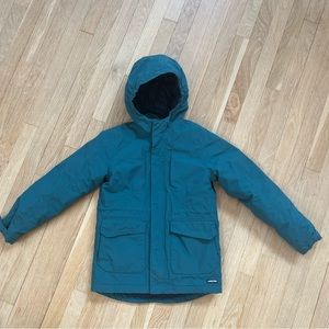 LAND'S END KID'S SQUALL 3 in 1 Waterproof Winter Jacket - Size Medium (Ages 8-9)